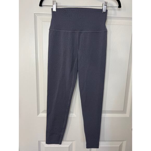 Beyond Yoga High Waist Grey Two Tone Legging XS Gym Workout Sporty Fitness - Picture 2 of 6